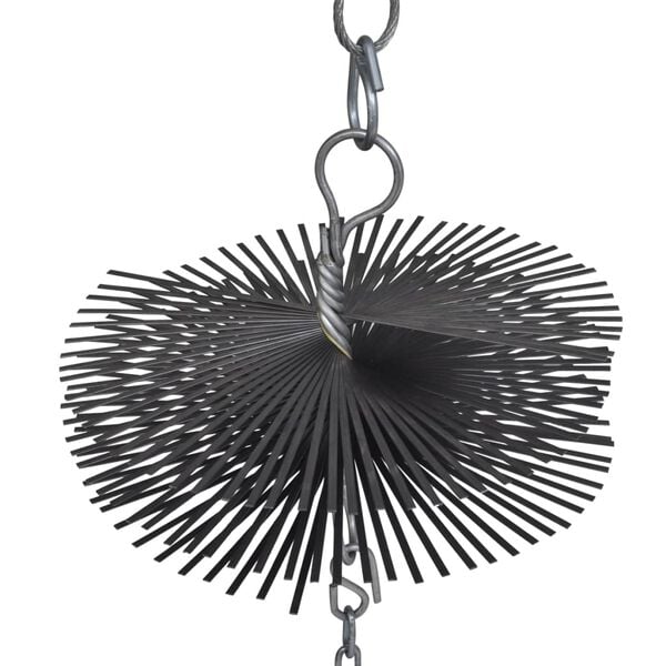 vidaXL 煙突用クリーニングブラシ 丸型 径20cm