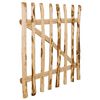 vidaXL シングルフェンスゲート ヘーゼルウッド 100 x 100 cm