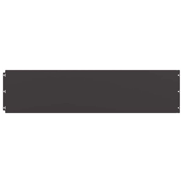 vidaXL 芝生エッジング 10個入り ブラック 25x103 cm 冷間圧延鋼