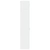 vidaXL スリム収納キャビネット ホワイト 30x42.5x225cm エンジニアリングウッド
