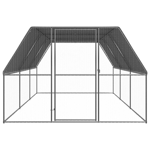 vidaXL 屋外鶏小屋 3x6x2m 亜鉛メッキ鋼製
