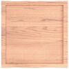 vidaXL テーブルトップ ライトブラウン 60x60x(2-4) cm 加工済み無垢材 ライブエッジ