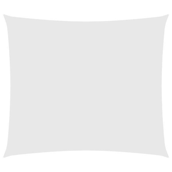 vidaXL サンシェードセイル 2.5x3m 長方形 オックスフォード生地 ホワイト