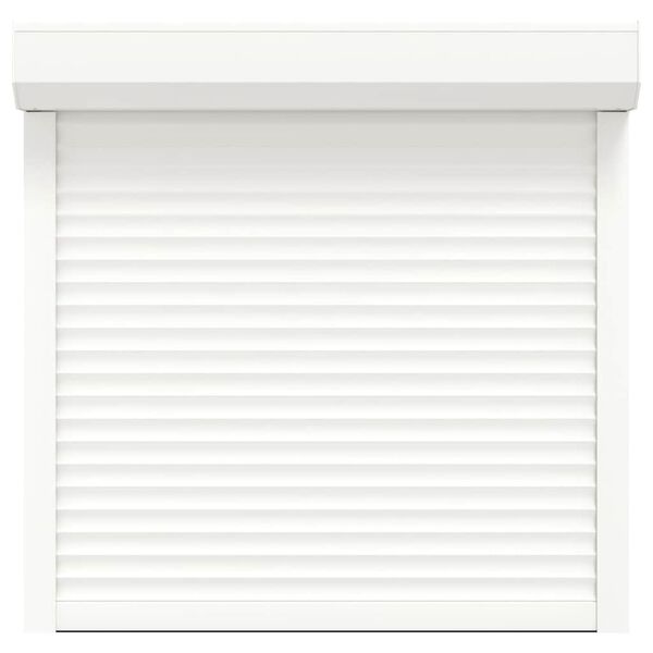 vidaXL ローラーシャッター 100x100cm アルミ製 ホワイト