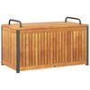 vidaXL アウトドアクッションボックス 85x45x45/53cm 無垢材アカシアとスチール