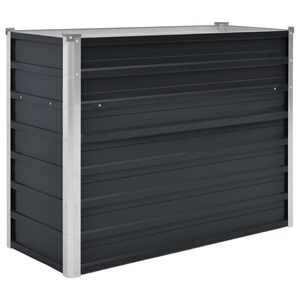 vidaXL レイズドガーデンプランター アントラシート 100x40x77cm 亜鉛メッキ鋼