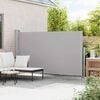 vidaXL パティオ用 引き込み式サイドオーニング 170x300cm グレー