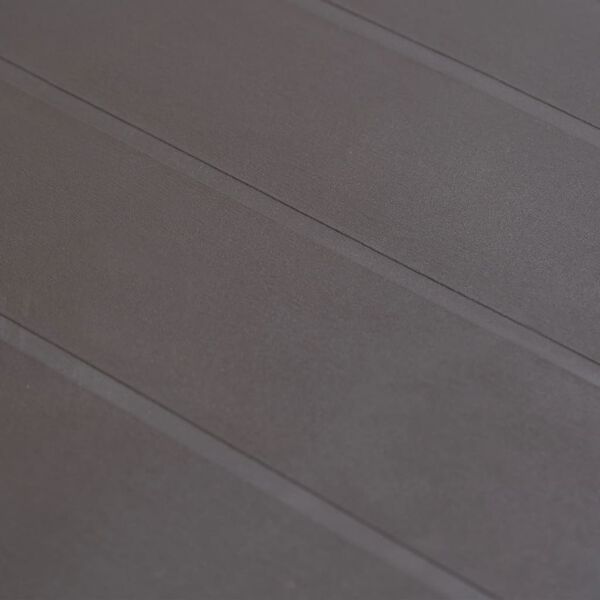 vidaXL ガーデンテーブル ブラウン 220x90x72cm プラスチック製 ラタン風