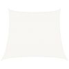vidaXL サンシェードセイル 160g/m&sup2; ホワイト 4/5x4m 高密度ポリエチレン