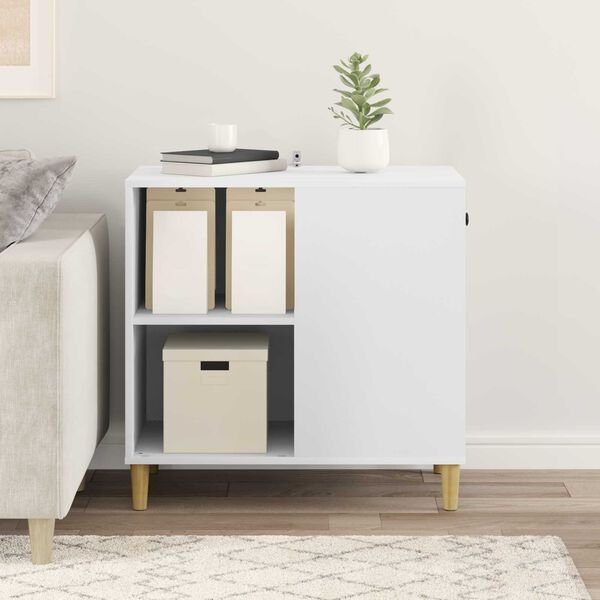 vidaXL キャットハウス ホワイト 72 x 42.5 x 70 cm エンジニアリングウッド