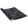 vidaXL 家具フィルム 裏面接着剤付き 2点 ブラックストーン 500x90cm PVC製