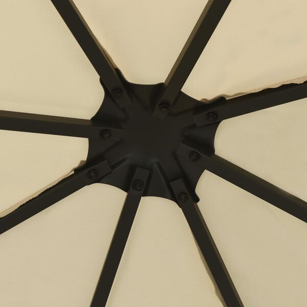 vidaXL ガゼボ 3x3m クリーム