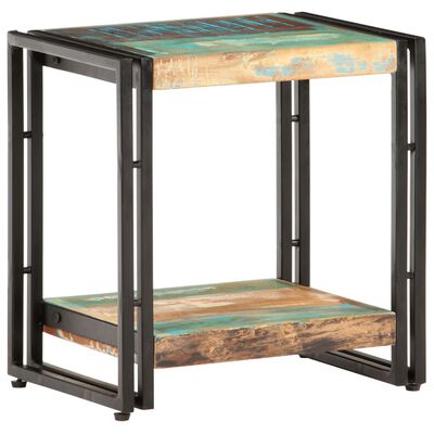 vidaXL サイドテーブル 40x30x40cm 無垢の再生木材