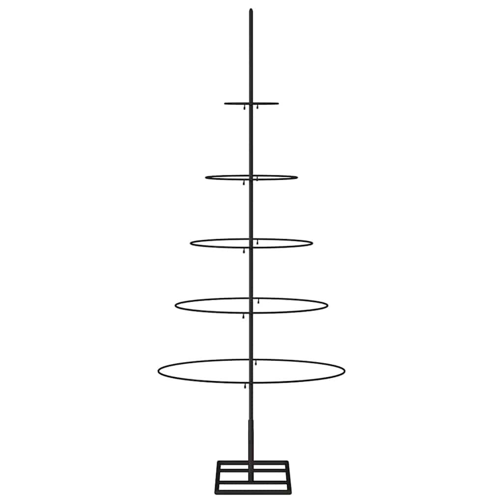 vidaXL | 金属製クリスマスツリー | スタンド付き 125 cm 粉体塗装