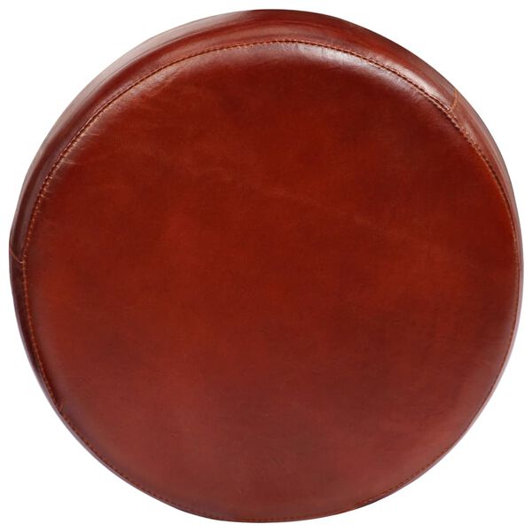 vidaXL バースツール 2点 本革製