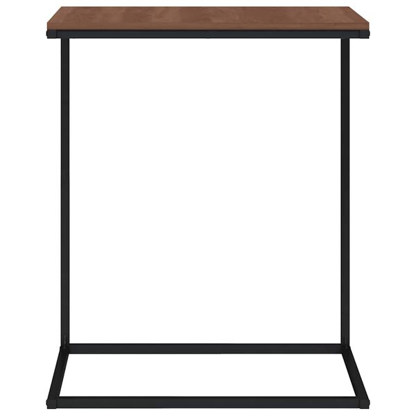 vidaXL サイドテーブル ブラック 55x35x66cm エンジニアリングウッド