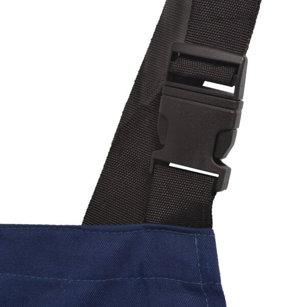 vidaXL メンズ ビブオーバーオール サイズ M ブルー