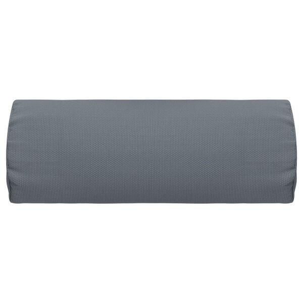 vidaXL デッキチェア用 ヘッドレスト グレー 40x7.5x15 cm 合成繊維