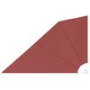 vidaXL 折りたたみ式 バルコニー用 サイドオーニング テラコッタ 160x240cm