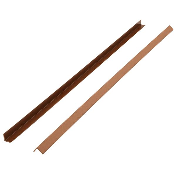 vidaXL デッキアングル見切り 5点 WPC製 170cm ライトブラウン