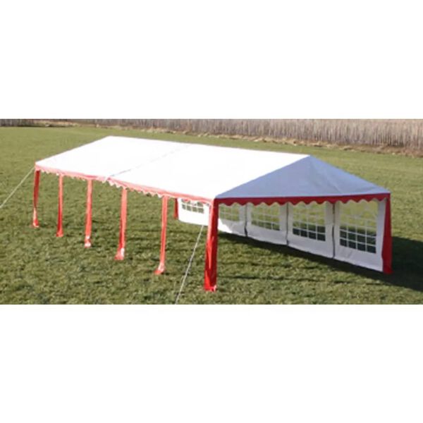 vidaXL パーティーテント 10x5m レッド
