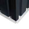 vidaXL ガーデン収納小屋 アントラシート スチール製