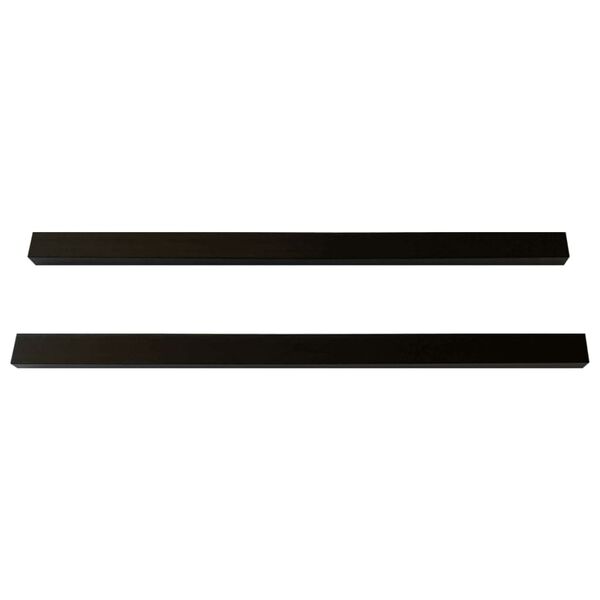 vidaXL デッキ用 根太 6点 ブラック 170x8.5x4.5cm WPC製