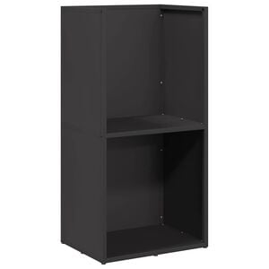 vidaXL 薪ラック ブラック 40x30x80cm 冷間圧延鋼