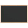 vidaXL 黒板（無垢パイン材フレーム）ブラック 60x40 cm