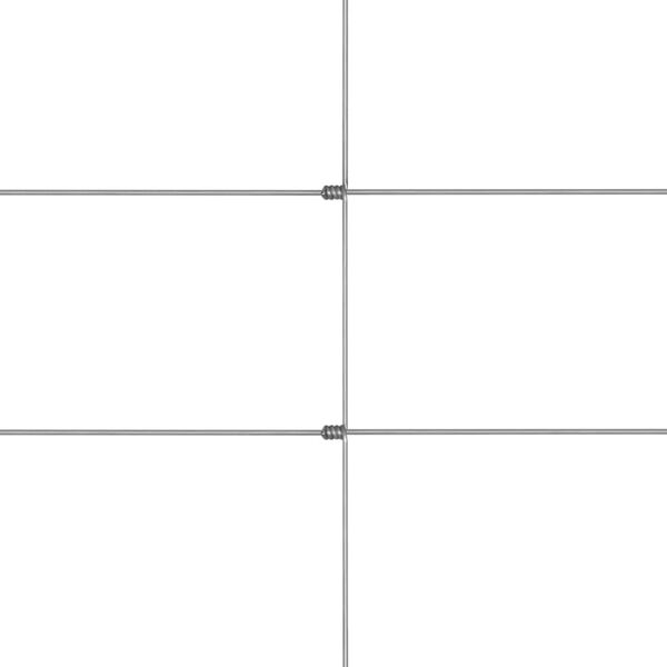 vidaXL ガーデンフェンス 亜鉛メッキ鋼製 50mx80cm