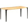 vidaXL ダイニングテーブル 160x80x76 cm マンゴー無垢材