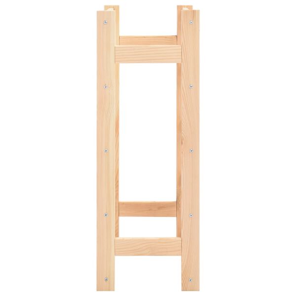 vidaXL ワインラック ボトル20本 無垢のパインウッド