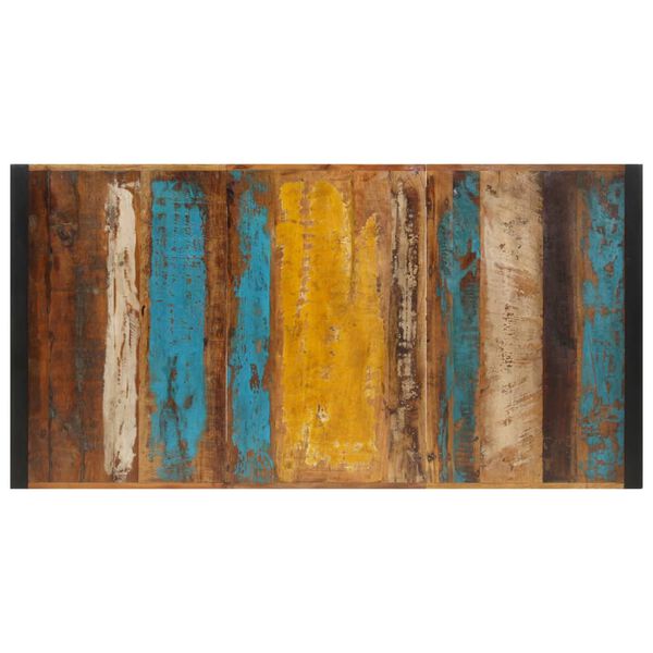 vidaXL バーテーブル 175x90x110 cm 無垢の再生材