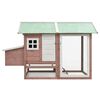 vidaXL 鶏小屋 170x81x110cm 無垢マツ＆モミ材 モカ