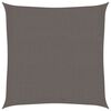 vidaXL サンシェード 2x2m 高密度ポリエチレン製 角型 アントラシート