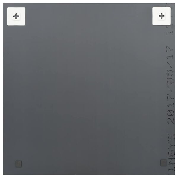 vidaXL ウォールミラー 50x50cm スクエア ガラス製