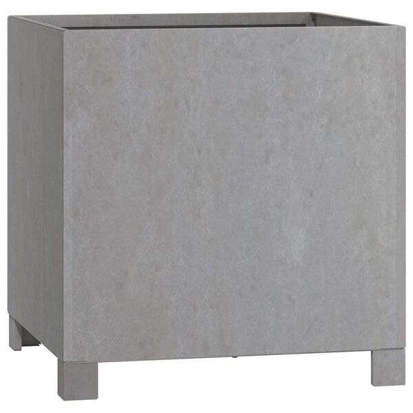 vidaXL 脚付きプランター（錆び加工）40x40x40cm コルテン鋼