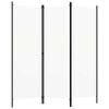 vidaXL 間仕切り 3枚パネル り ホワイト 150x180cm