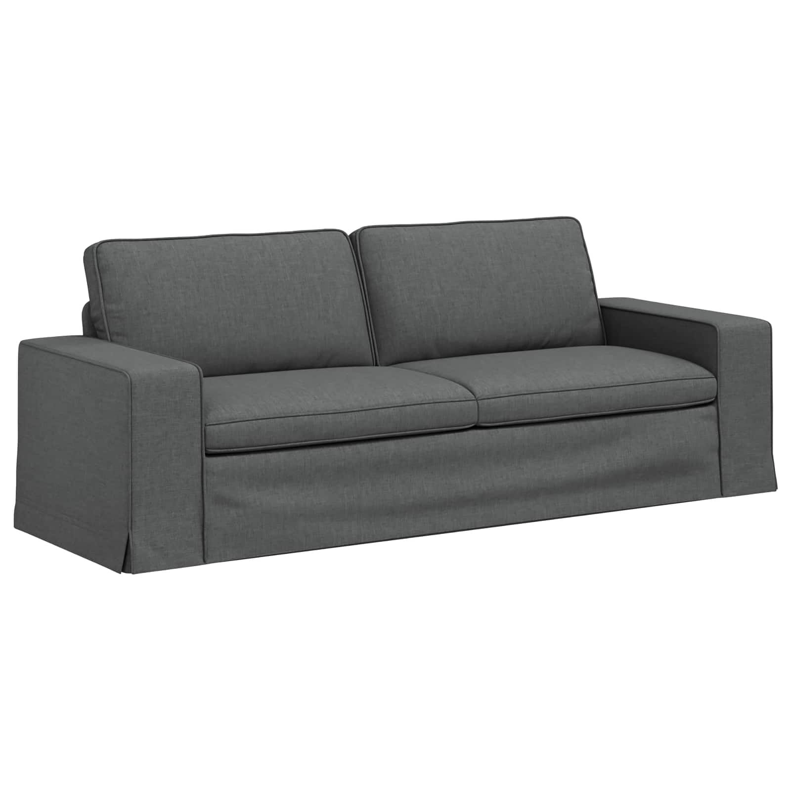 ソファ　ダークグレー vidaXL ソファ ダークグレー 222 x 80 x 82 cm 布 | vidaXL.jp