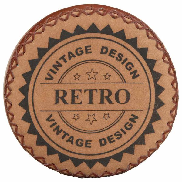 vidaXL バースツール 4点 本革製