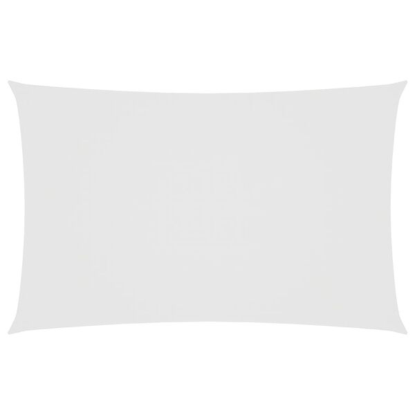 vidaXL サンシェードセイル 5x8m 長方形 オックスフォード生地 ホワイト