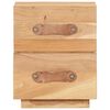 vidaXL ベッドサイドキャビネット 40x30x50cm 無垢の再生木材