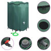 vidaXL 折りたたみ式 雨水タンク 蛇口付き 1000L