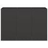 vidaXL プランター ブラック 120x40x80 cm 冷間圧延鋼