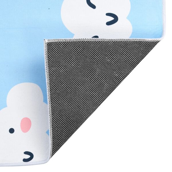 vidaXL プリントラグ マルチカラー 160x230cm 布製