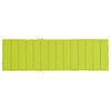 vidaXL サンラウンジャークッション ブライトグリーン 200x50x3cm オックスフォードファブリック
