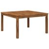 vidaXL コーヒーテーブル LAREN ナチュラル 80 x 80.5 x 45 cm ソリッドアカシアウッド