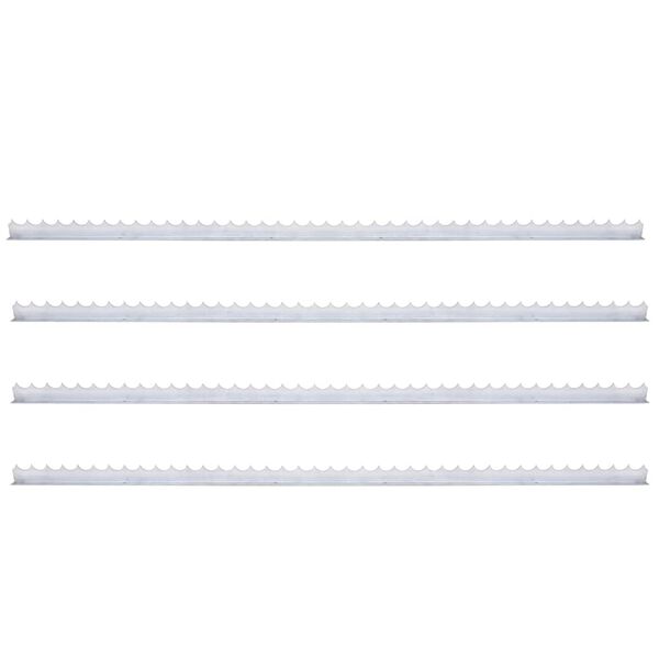 vidaXL ウォールスパイク 4点 1ｍ 亜鉛メッキ鋼製