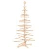 vidaXL 木製クリスマスツリー KOTKA 150 cm パイン無垢材 ナチュラル（未仕上げ）