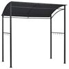 vidaXL BBQ用 ガゼボ 215x150x220cm アントラシート スチール製